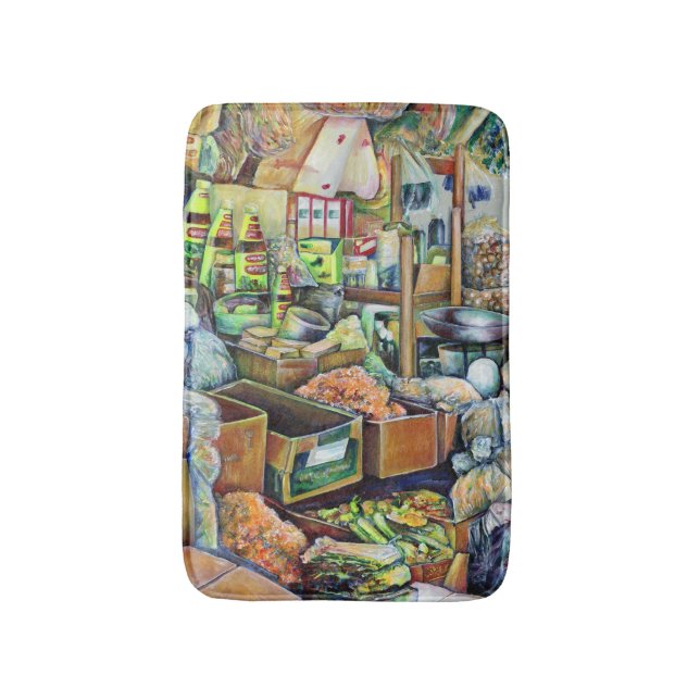 Tapete De Banheiro Promessas encantadoras de um belo Tekka Center em  (Frente Vertical)