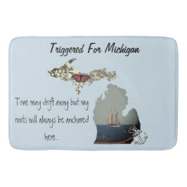 Tapete De Banheiro Provocado para a esteira de banho de Michigan