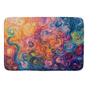 Tapete De Banheiro Psicodélicos Psicodélicos - Pintura a óleo