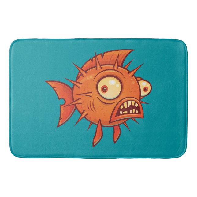 Tapete De Banheiro Pufferfish (Frente)