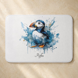 Tapete De Banheiro Puffin Splash, personalizado