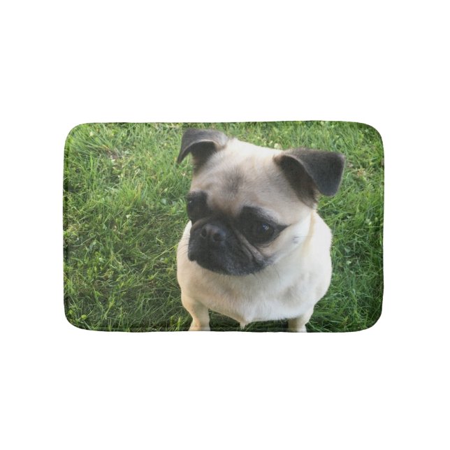 Tapete De Banheiro Pug Pup (frente)