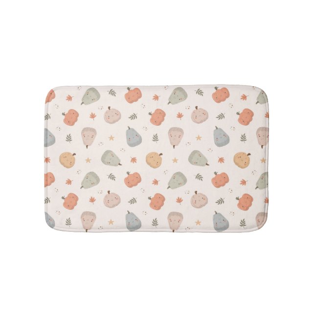 Tapete De Banheiro Pumpkin Feliz - Bath Mat (frente)
