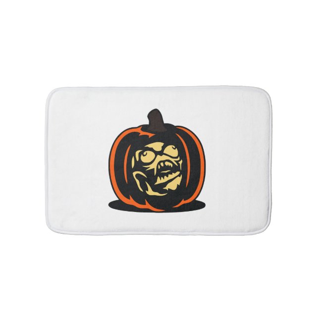 Tapete De Banheiro Pumpkin Halloween (frente)