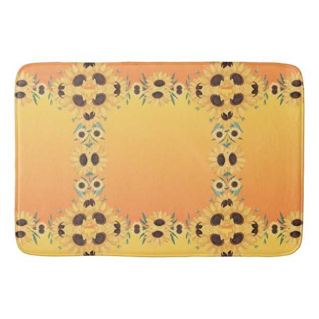 Tapete De Banheiro Pumpkin Spice Queda Outono Colheita Ação de Graças (Frente)