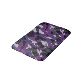Tapete De Banheiro Purple Camo Abstract