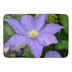 Tapete De Banheiro Purple Clematis