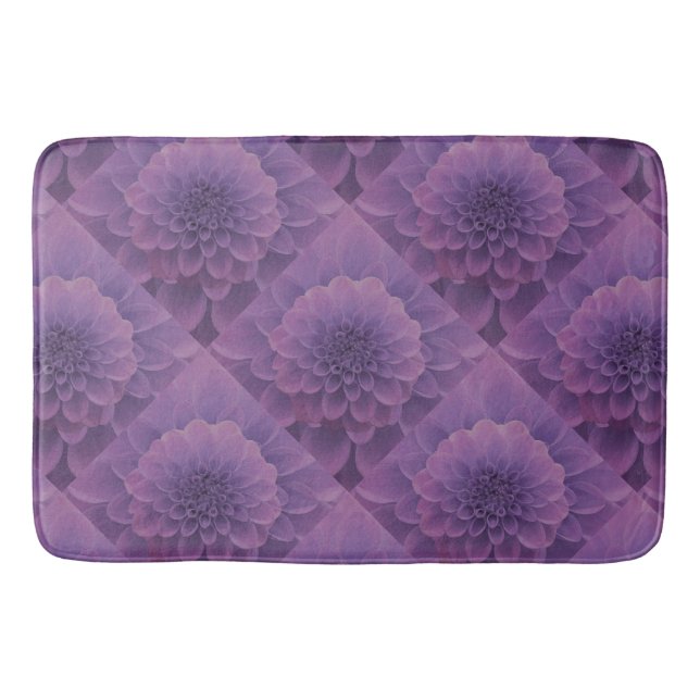 Tapete De Banheiro Purple Dahlia (Frente)
