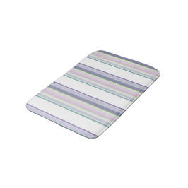 Tapete De Banheiro Purple, Neptune, sea green, and Lavender stripes