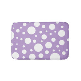 Tapete De Banheiro Purple Spots Bath Mat