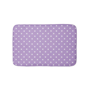 Tapete De Banheiro Purple Stars Bath Mat