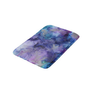 Tapete De Banheiro Púrpura aquarela