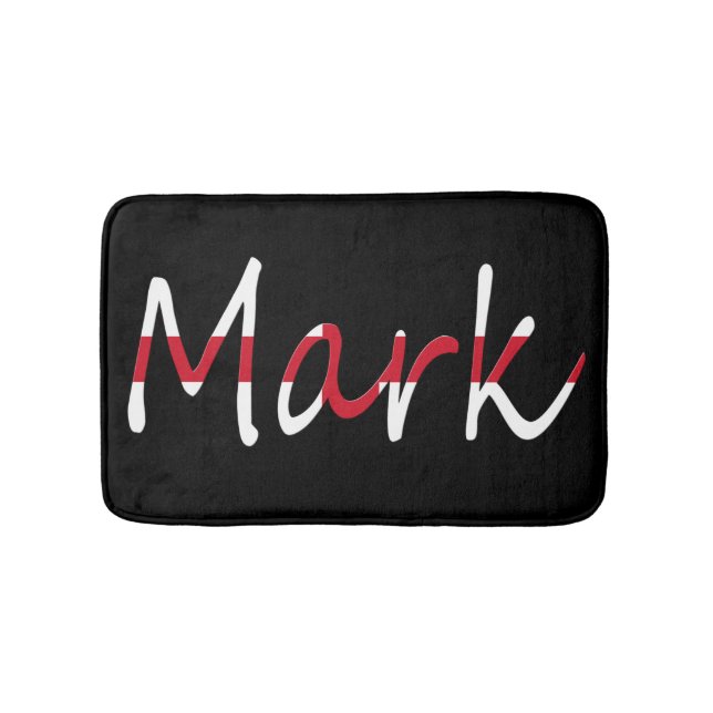 Tapete De Banheiro Qualquer Nome Sobreposto na bandeira inglesa bmcnt (frente)