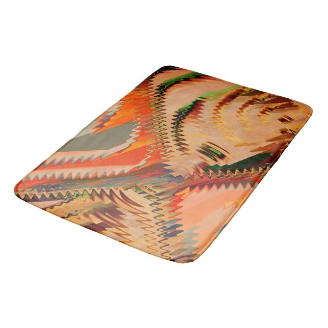 Tapete De Banheiro Quebra de núcleos com zigue zague ou livro onda (Angulado)