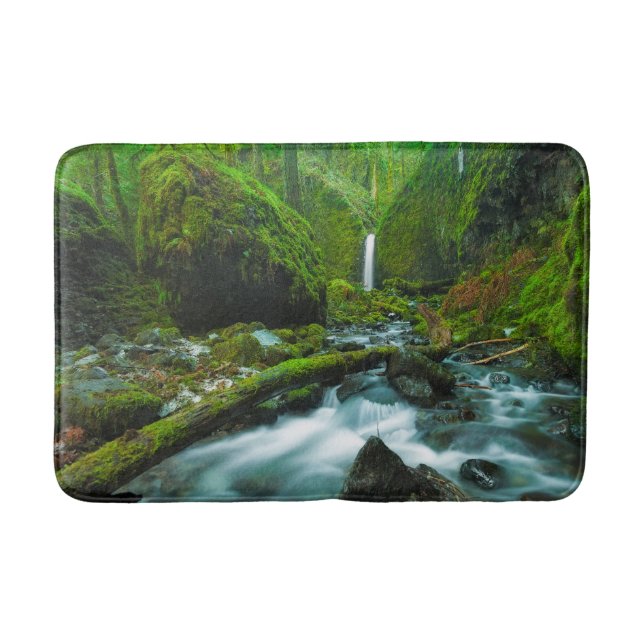 Tapete De Banheiro Quedas | Grotto Falls, Oregon (Frente)