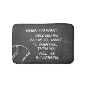 Tapete De Banheiro Queira suceder o basebol inspirador