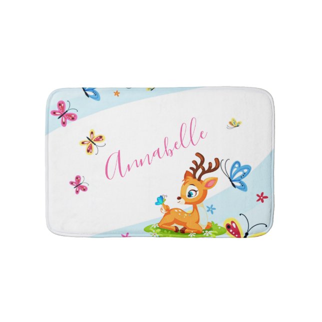 Tapete De Banheiro Querido bebê (veado) personalizado (frente)