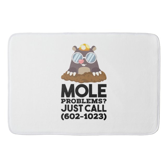 Tapete De Banheiro Química - Problemas de Mol  (Frente)