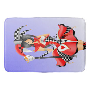 Tapete De Banheiro Quirky Jester & Puppet King Red Bath Mat