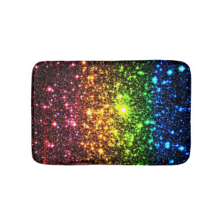 Tapete De Banheiro Rainbow Galaxy Bathmat