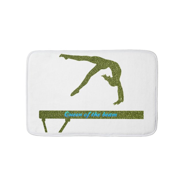 Tapete De Banheiro Rainha da Ginástica Beam Bath Mat (frente)