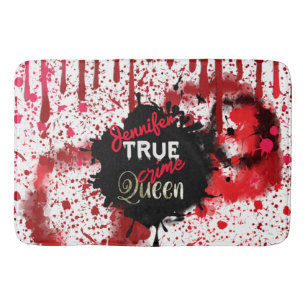 Tapete De Banheiro Rainha do Crime Real Personalizada