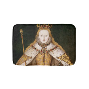 Tapete De Banheiro Rainha Elizabeth mim em vestes da coroação