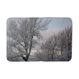 Tapete De Banheiro Ramos cobertos de neve