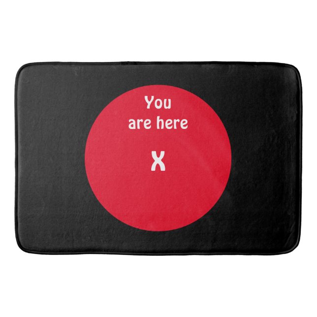 Tapete De Banheiro Realidade Verifique que você está aqui (Frente)