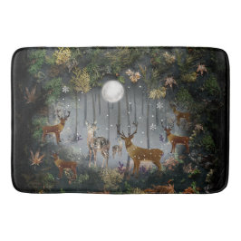 Tapete De Banheiro Rebelde Adorável À Noite