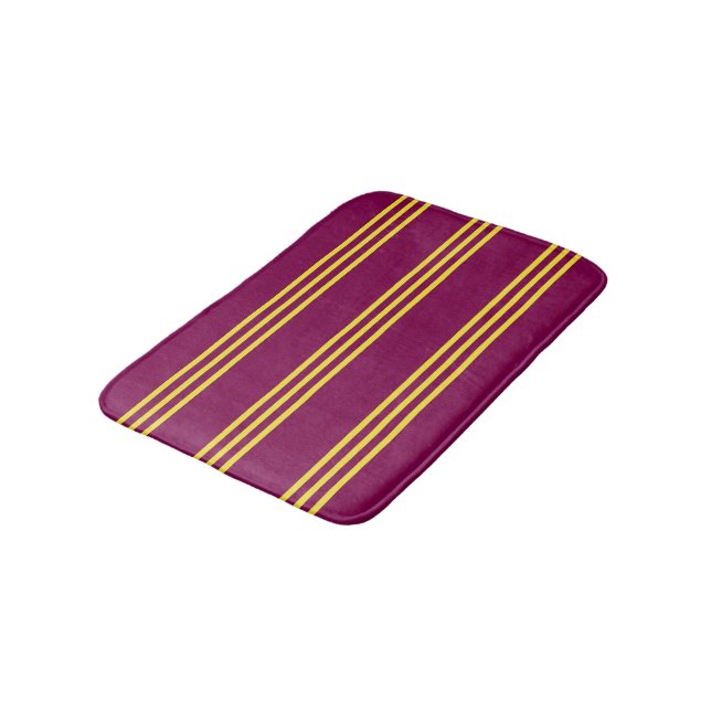 Tapete De Banheiro Red and Yellow Bath Mat (Angulado)