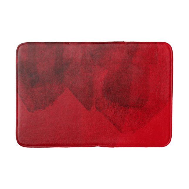 Tapete De Banheiro Red Black Love abstrato pintura moderna design (Frente)