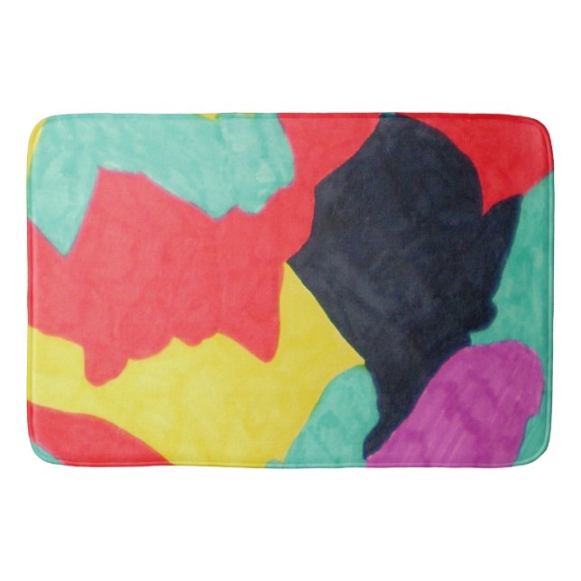 Tapete De Banheiro Red Creatures Bath Mat (Frente)