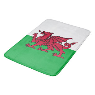 Tapete De Banheiro Red Dragon Celtic Flag & Welsh
