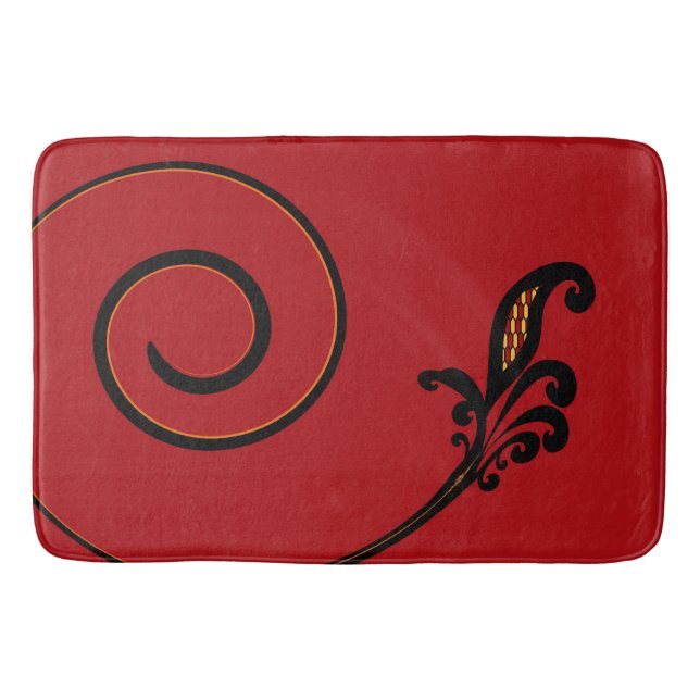 Tapete De Banheiro Red Flair Bathmat (Frente)