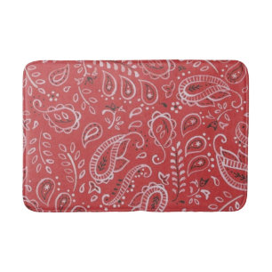 Tapete De Banheiro Red Hanky Bath Mat