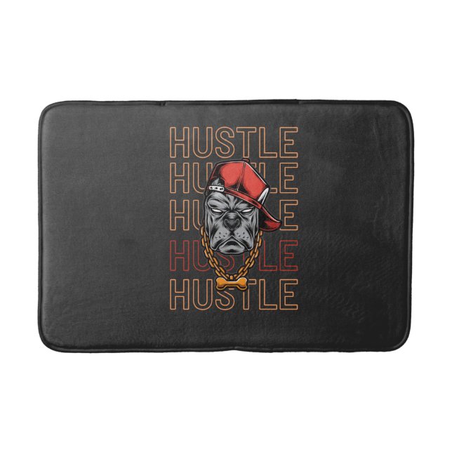 Tapete De Banheiro Red Hat Mad Dog Hustle (Frente)