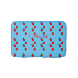 Tapete De Banheiro Red Ladybugs Rastreando Thunder_Cove