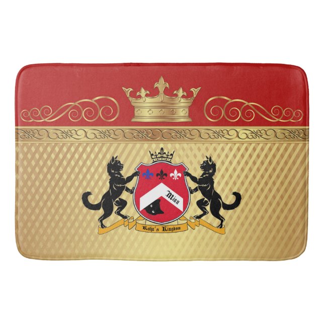 Tapete De Banheiro Reino de Kolja, Royal Bath Mat! (Frente)