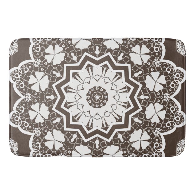 Tapete De Banheiro Rendimento branco (Frente)