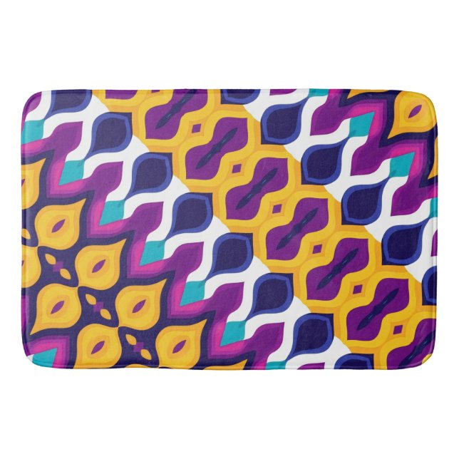 Tapete De Banheiro Repetição da chama do Sunset (Frente)