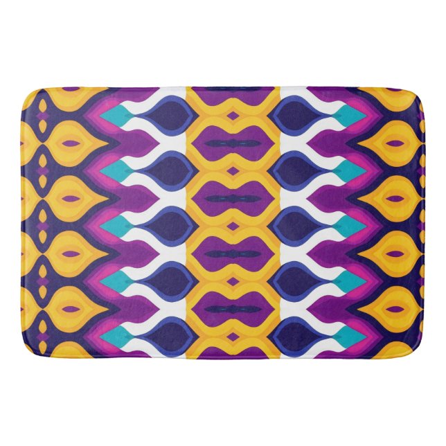 Tapete De Banheiro Repetição da chama do Sunset (Frente)