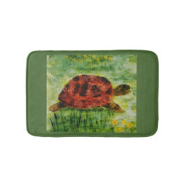 Tapete De Banheiro Reptile Animal Art Tortoise