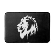 Retrato de leão (branco)