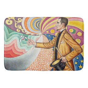 Tapete De Banheiro Retrato de M. Félix Fénéon em 1890 por Paul Signac