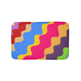 Tapete De Banheiro retro Padrão ondulado