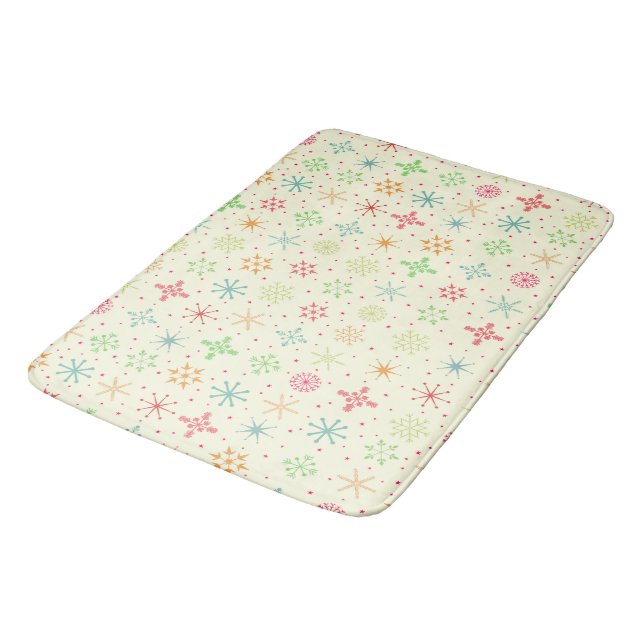 Tapete De Banheiro Retro Stars Bath Mat (Angulado)
