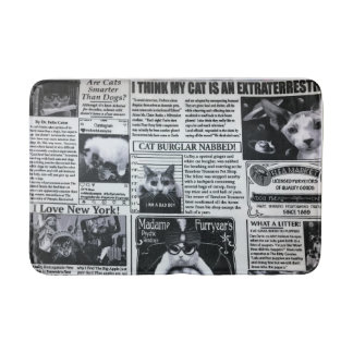 Tapete De Banheiro Revista de Gatos