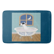 Rex: TV Terrier Bath Night Bath Mat