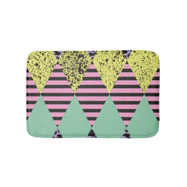 Tapete De Banheiro Rhombus Moderno: Estilo sem costura Abstrato. (frente)